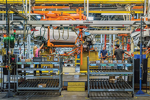 GM’s assembly plant in Lake Orion, Michigan, currently builds the Chevrolet Bolt EV.