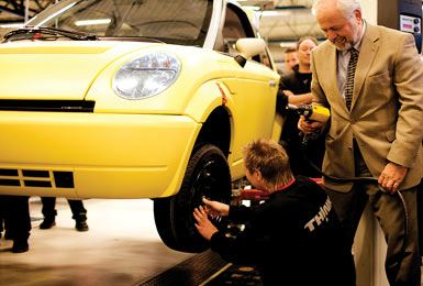 Norway-based Think has delivered 15 U.S.-built electric cars from its Elkhart, Indiana, manufacturing facility.