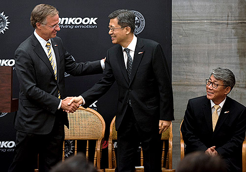 Nashville was the North American headquarters choice last year of Hankook Tire, which already had picked Tennessee for a massive tire production facility.