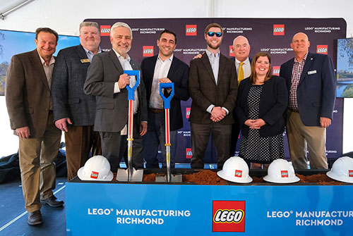 In April, the LEGO Group broke ground on its $1 billion facility that will create 1,760 local jobs.