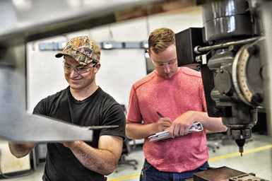 Students from Industrial Technology program at Jackson State Community College