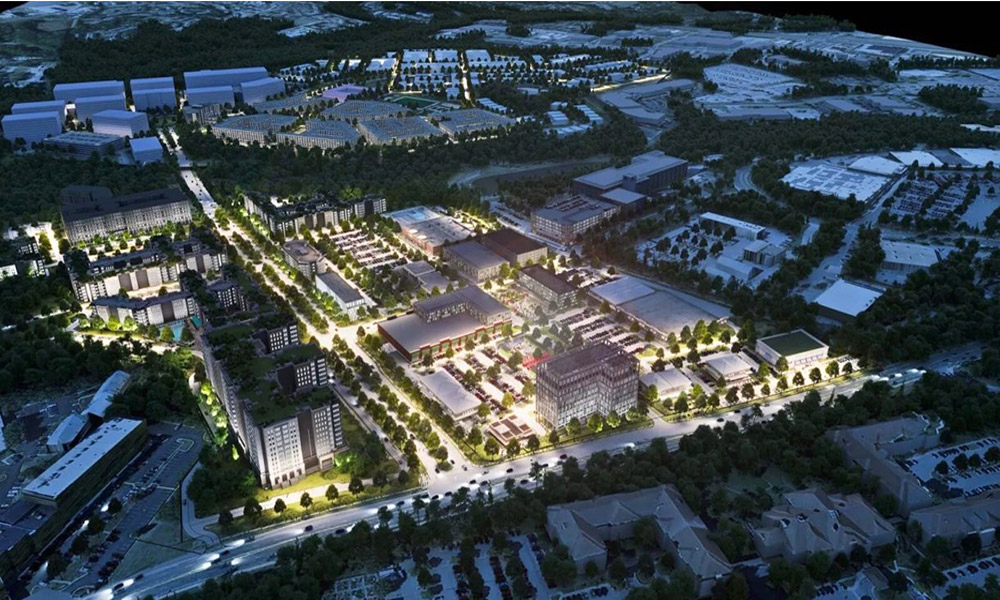 Viva White Oak development rendering in Eastern Montgomery County, Maryland. Image Credit: MCB Real Estate