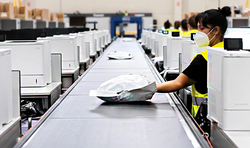 E-commerce has accelerated to 2025 levels. XPO has 200 million square feet of warehouse space globally. Image courtesy of XPO Logistics, Inc.