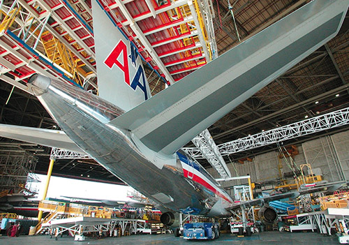 American Airlines MRO center in Tulsa, Oklahoma