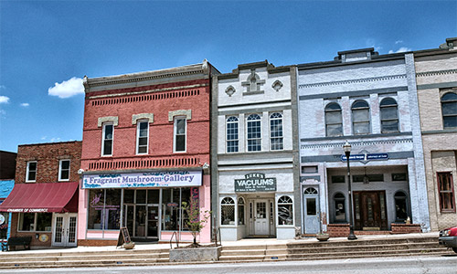 The Main Street and Tennessee Downtowns programs have devoted funding to encourage the revitalization of historic commercial downtown districts in rural Tennessee communities.