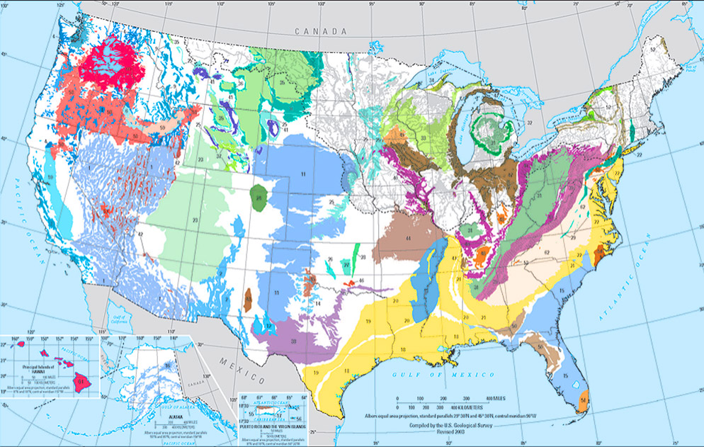 Principal Aquifers of the United States