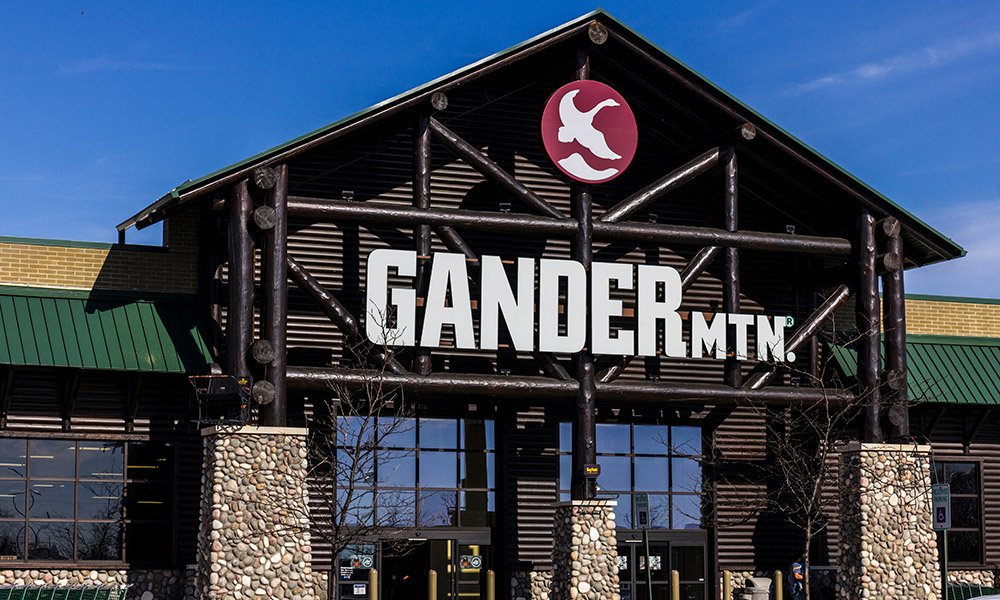 A picture of a Gander Mountain retail storefront not specifically Corsicana, Texas. 
